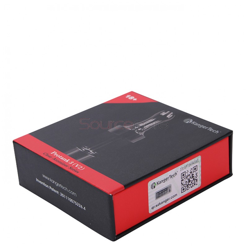 Kanger Protank 3 Atomizer Kit with 2 Replaceable Coils 2.5ml Capacity-Grey