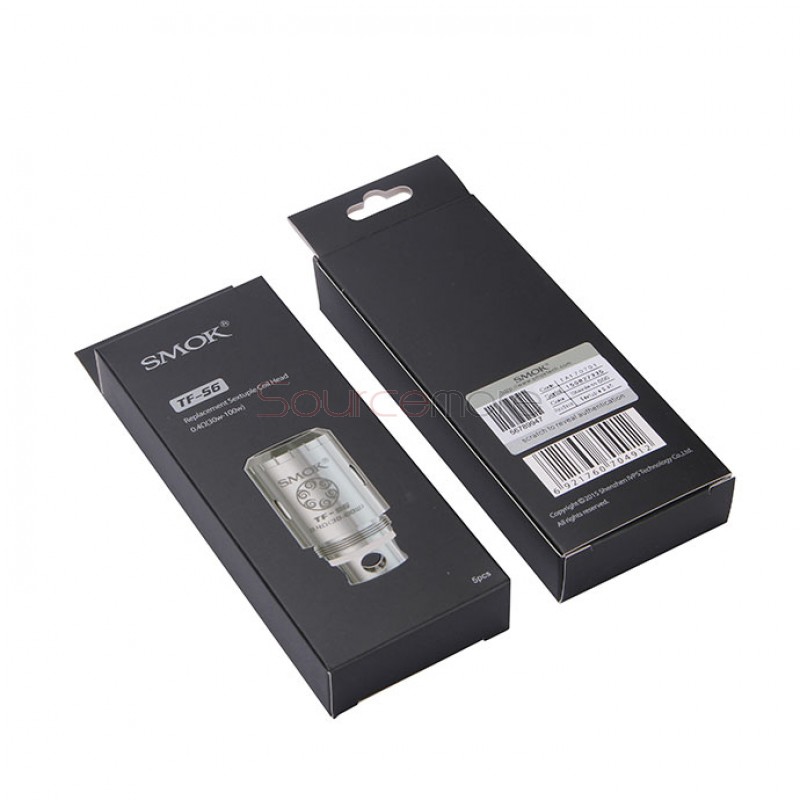 SMOK TF-S6 Sextuple Core Replacement Coil 0.4ohm for TFV4 Tank 5pcs 