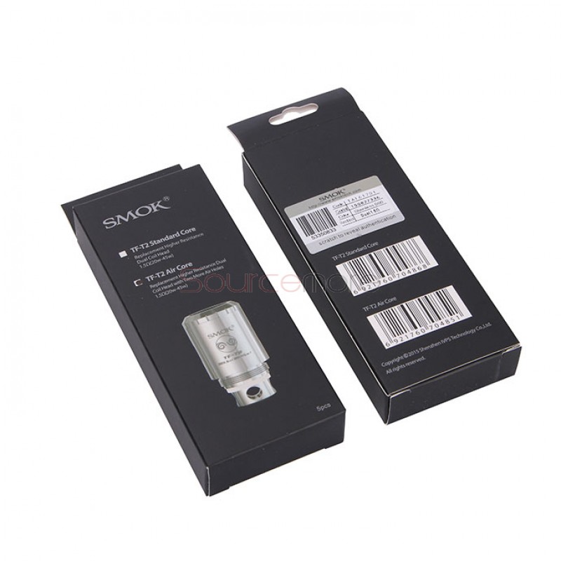 SMOK TF-T2 Air Core Replacement Coil 0.15ohm for TFV4 Tank 5pcs 