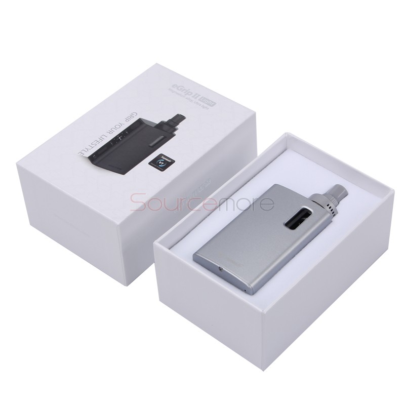 Joyetech eGrip II Light TFTA-Tank Technology All-in-One Kit 2100mah Battery Capacity and 3.5ml Capacity- Grey
