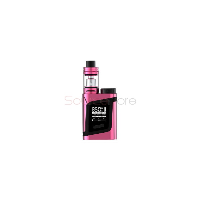 Smok RHA85 TC 85W Starter Kit RHA85 OLED Screen Mod with TFV8 Baby Tank- Pink&Black