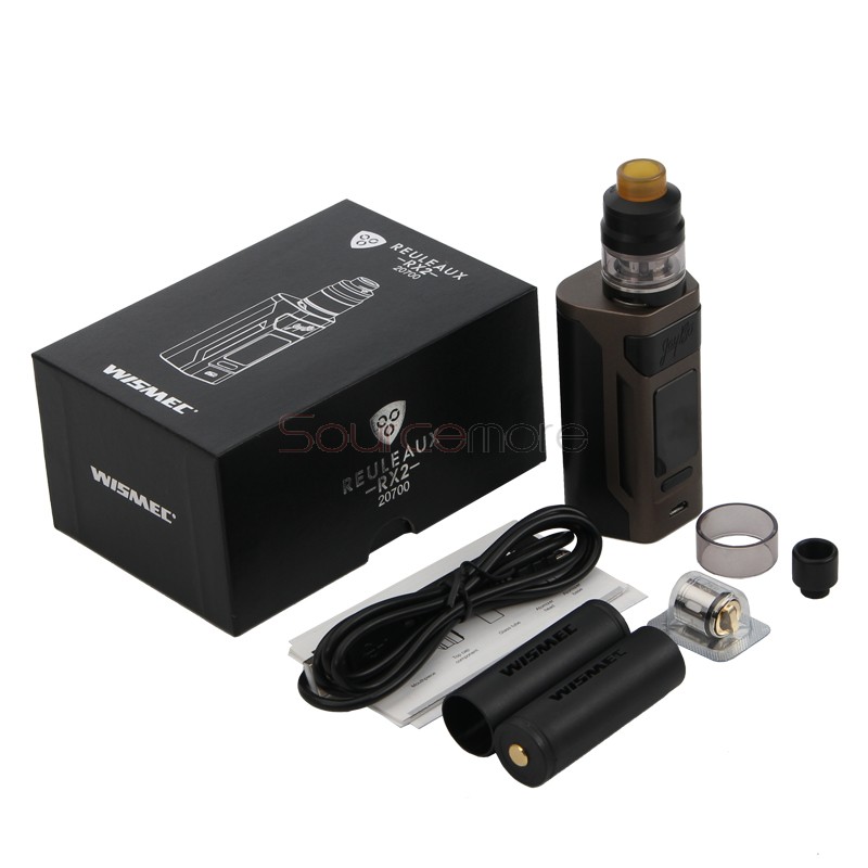 Wismec Reuleaux RX2 20700 with GNOME Kit - Brown