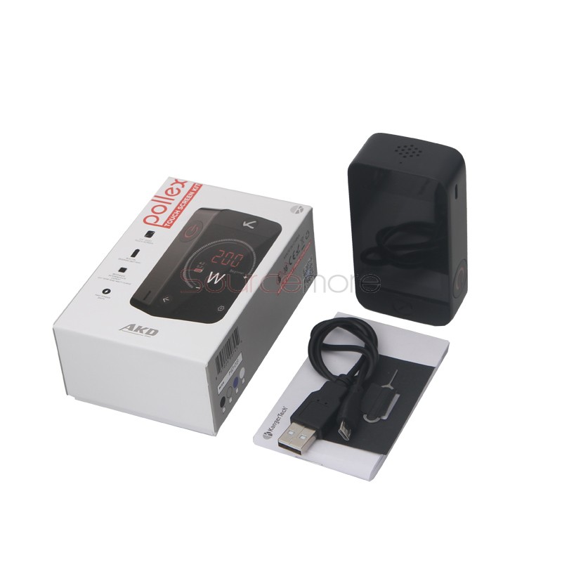 Kanger Pollex 200W Touch Screen 3500mAh Mod - Black