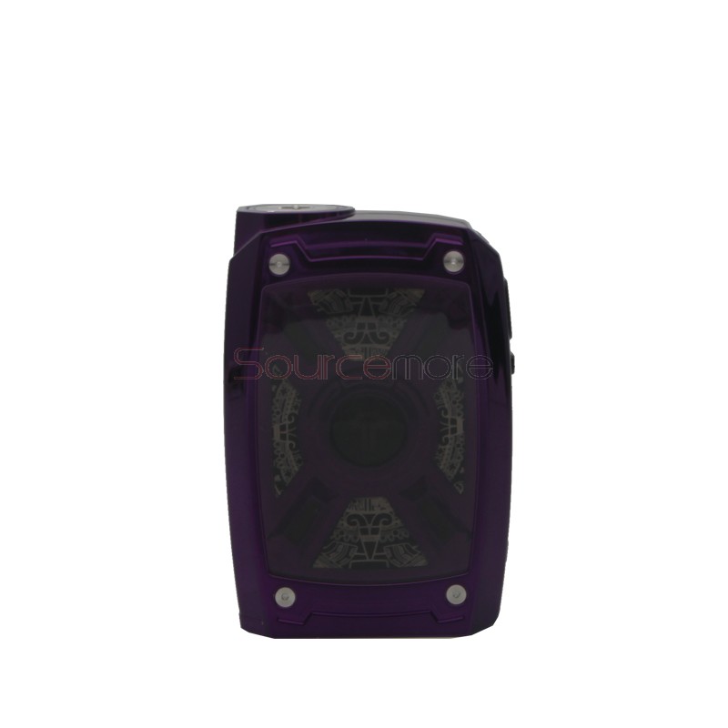 Tesla XT 220W Box Mod with RGB LED Light - Purple