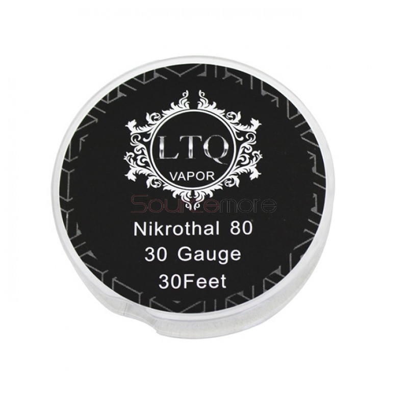 Nikrothal 80 Resistance Wire for Rebuildable Atomizers 30GA Quick Heating Nichrome Wire 30 Feet(LTQ)