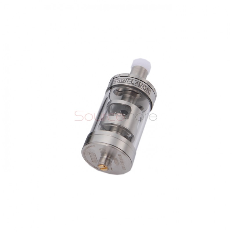 Digiflavor Siren GTA 5ml Liquild Capacity Mouth to Lung Genisis Tank Atomizer 25mm Diameter Version- Silver