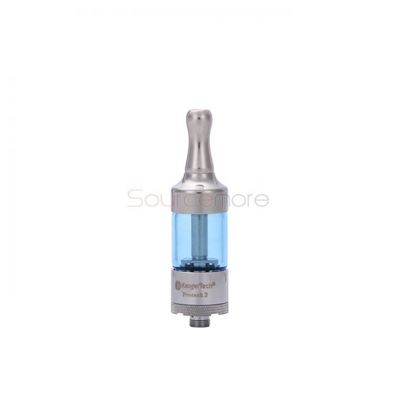 Kanger Protank 3 Atomizer Kit with 2 Replaceable Coils 2.5ml Capacity-Blue