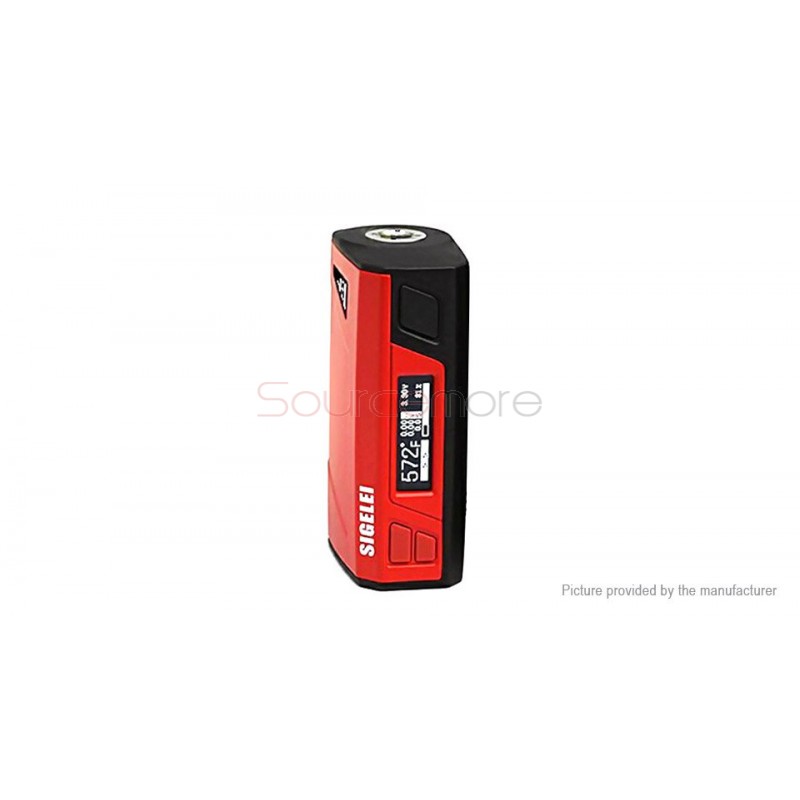 Sigelei J80 Temperature Control Mod Powered by Internal 2000mAh Polymer Battery- Red