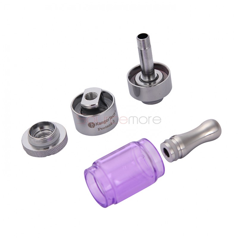 Kanger Protank 3 Atomizer Kit with 2 Replaceable Coils 2.5ml Capacit-Purple