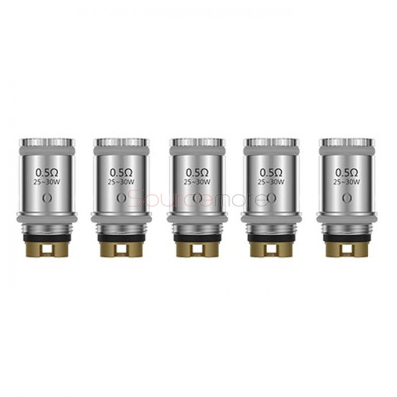 Youde UD Replacement Coil Head for Mesmer Tank MOCC Kanthal Coil Head 5pcs -0.5ohm