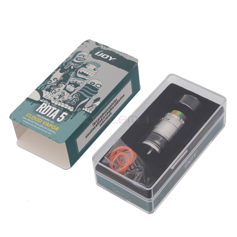 IJOY RDTA 5 4ml Tank Atomizer - Stainless Steel