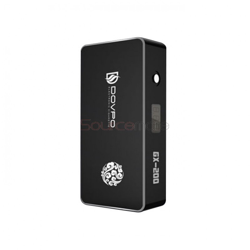 Dovpo GX-200 Mechanical Mod Dual 18650 Battery Compatible Viravle Voltage Mod-Black