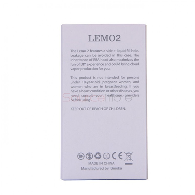 Eleaf Lemo II 3.8ml Clearomizer-Silver