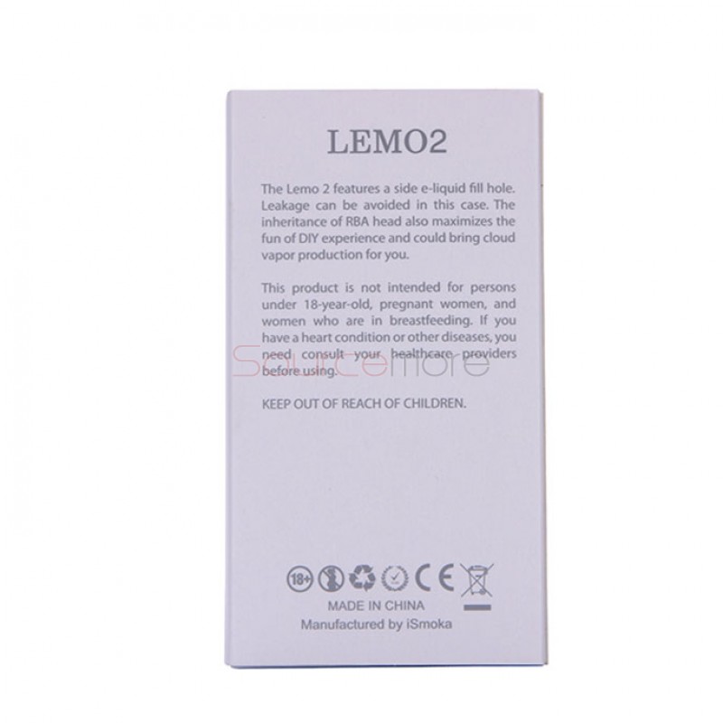 Eleaf Lemo II 3.8ml Clearomizer-Silver