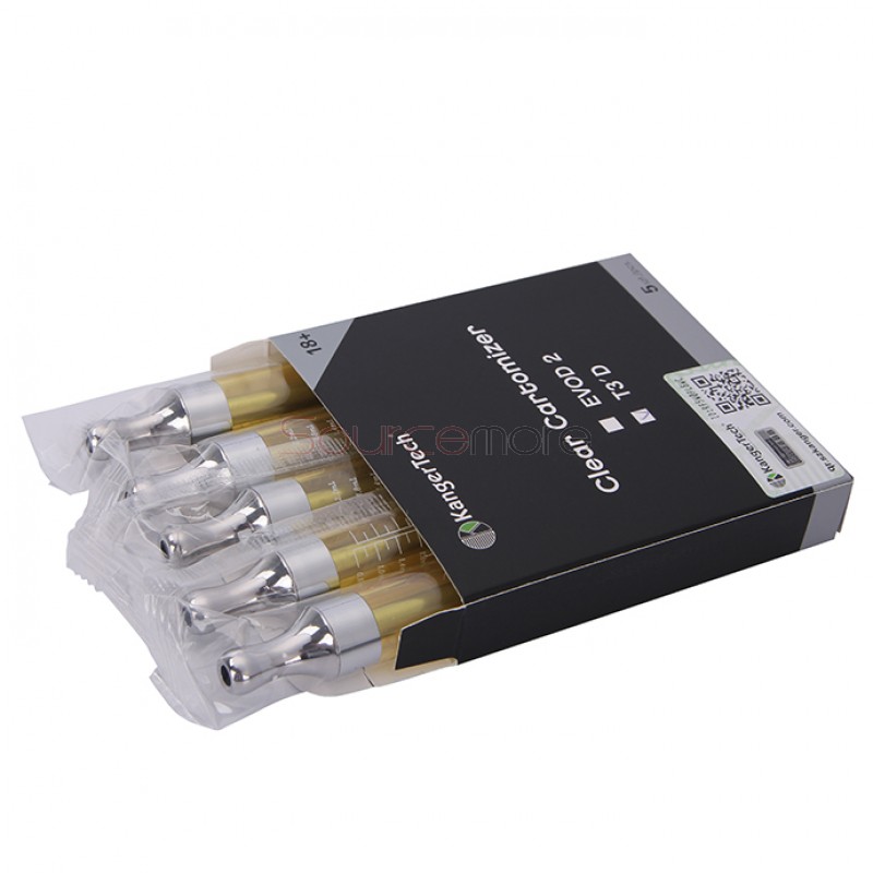 5pcs Kangertech T3'D Atomizer Multicolor-Yellow