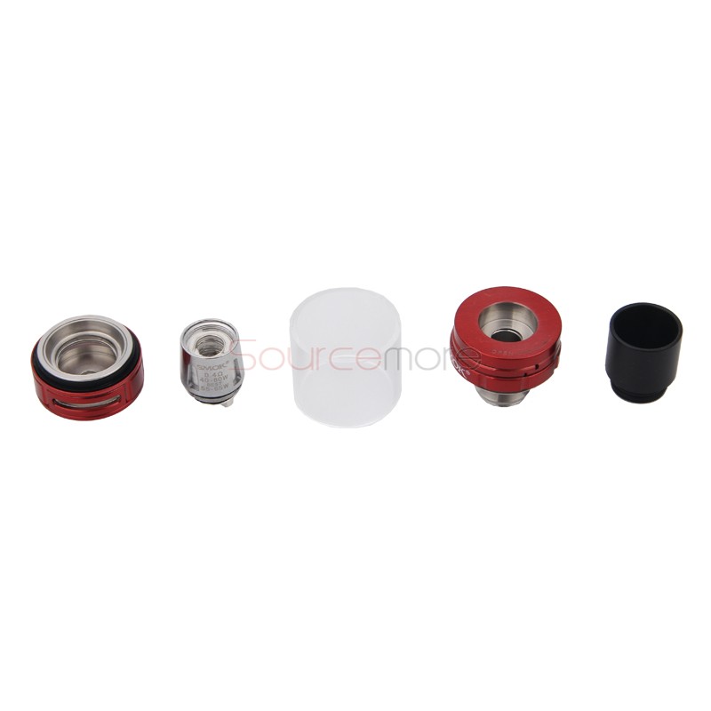 Smok ProColor 225W Kit ProColor 225W TC/VW Mod with 5ml TFV8 Big Baby Tank-Red