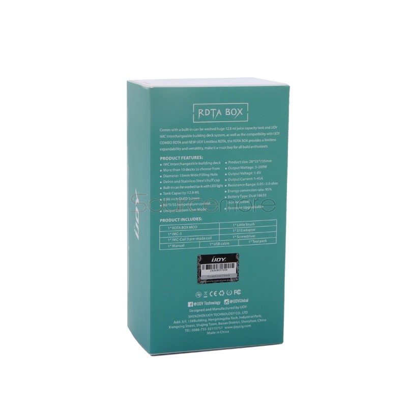 IJOY 200W RDTA Box Kit - Tiffany blue