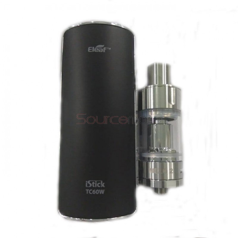 Eleaf iStick 60W Temperature Control Box Mod with OLED Screen with Melo 2 Atomizer Kits - Silver Frame