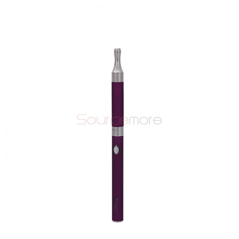 Kanger Evod 2 Starter Kit with 1.6ml Atomizer Double Pack Dual Ecigs kits-Purple US Plug  