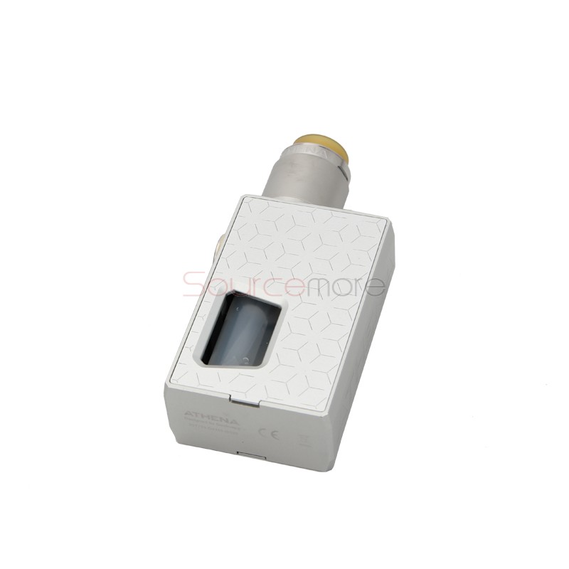 Geek Vape Athena Squonk Kit with Athena Mechanical Squonk Mod and Squonk RDA-Silver