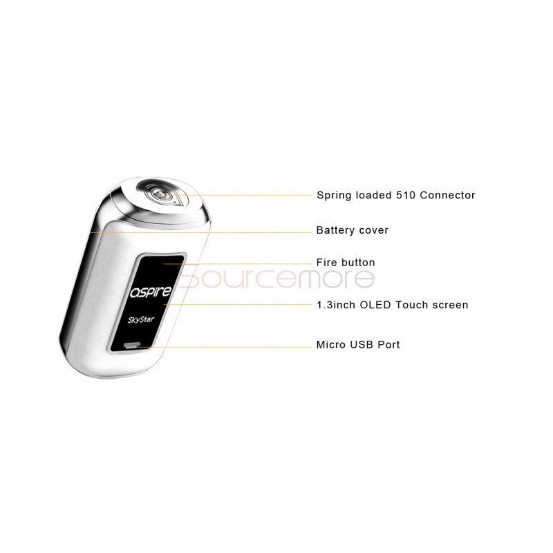 Aspire SkyStar Mod - Back Carbon Fiber