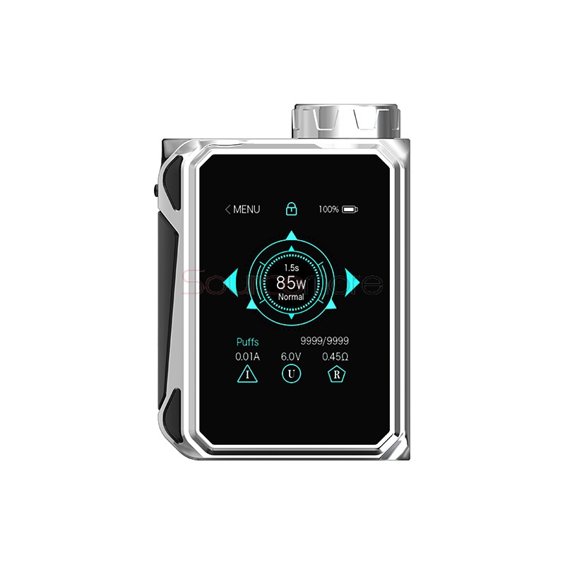 Smok G-Priv Baby Luxe Edition 85W Touch Screen Box Mod Powered by Single 18650 Battery- Prism Chrome