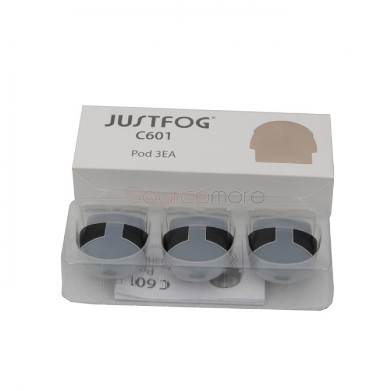 Justfog C601 Pod with 1.7ml Capacity 3pcs - 1.6ohm