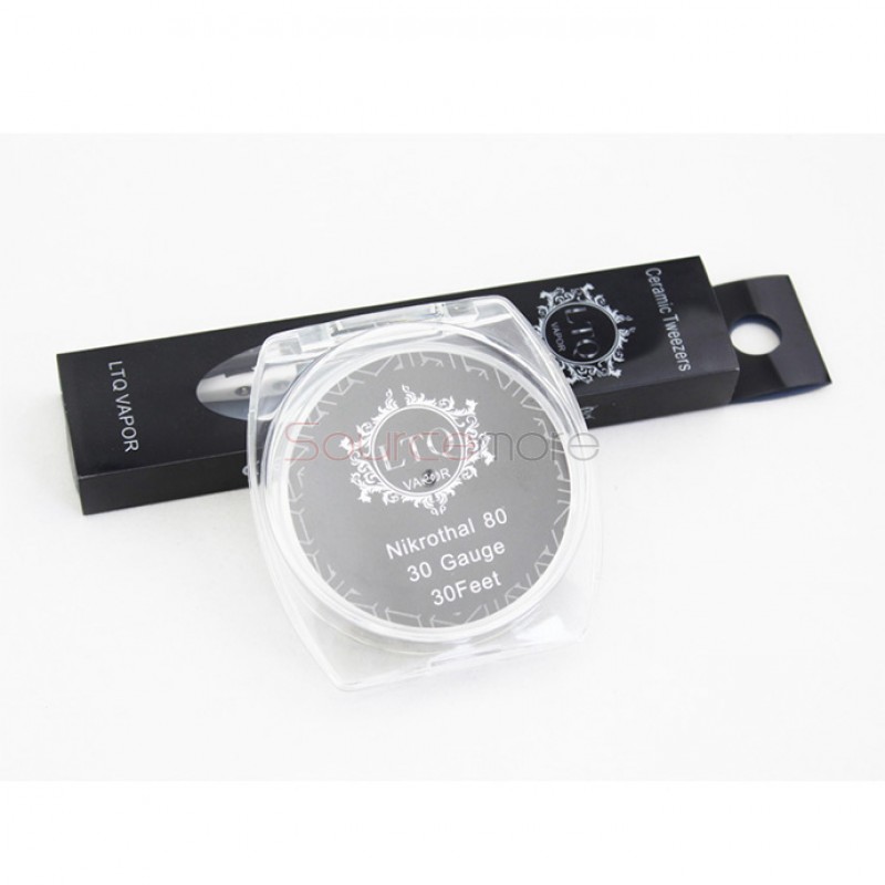 Nikrothal 80 Resistance Wire for Rebuildable Atomizers 30GA Quick Heating Nichrome Wire 30 Feet(LTQ)