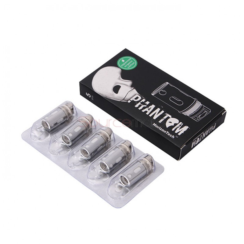 Horizon Replacement Coil Heads for Phantom Micro Sub Ohm Tank 0.2ohm Botom Turbine Dual Coil 5pcs