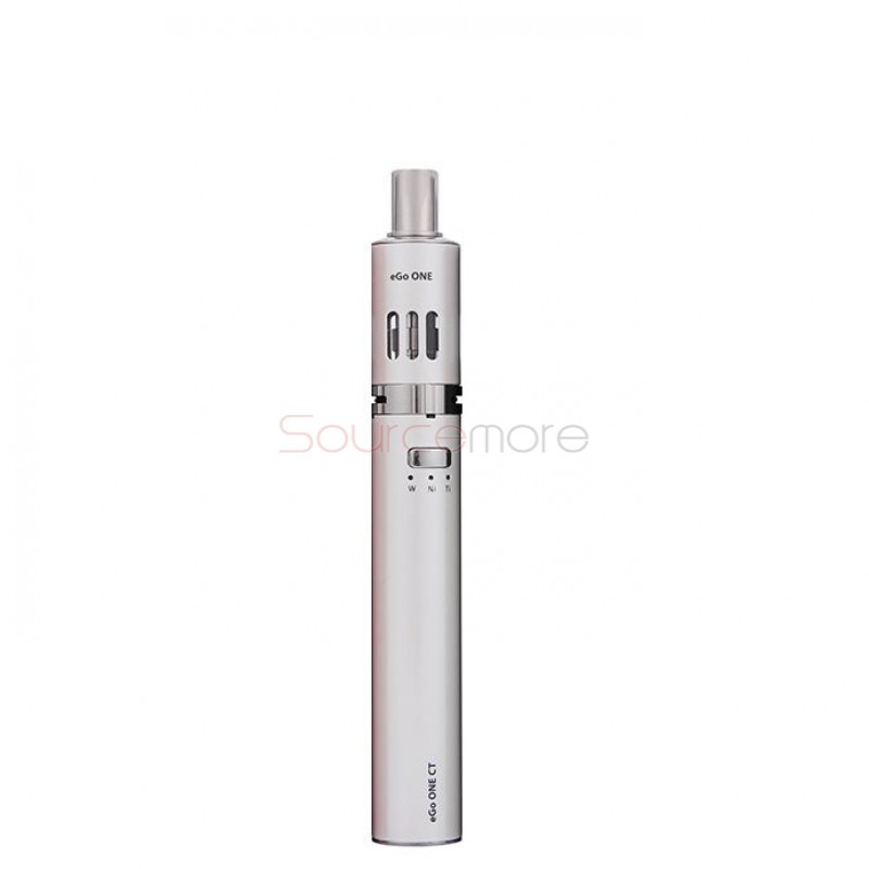 Joyetech eGo ONE CT Starter Kit 2200mah/2.5ml XL Vesion CT/CW Mode Kit with EU Plug-White