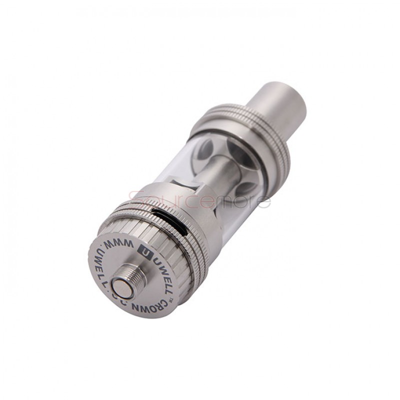 Uwell Crown 4ml Sub-Ohm Tank with 3 Coil Heads (0.25ohm,0.15ohm,0.5ohm)- Silver