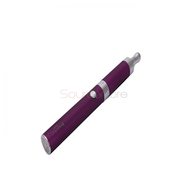 Kanger Evod 2 Starter Kit with 1.6ml Atomizer Double Pack Dual Ecigs kits-Purple US Plug  