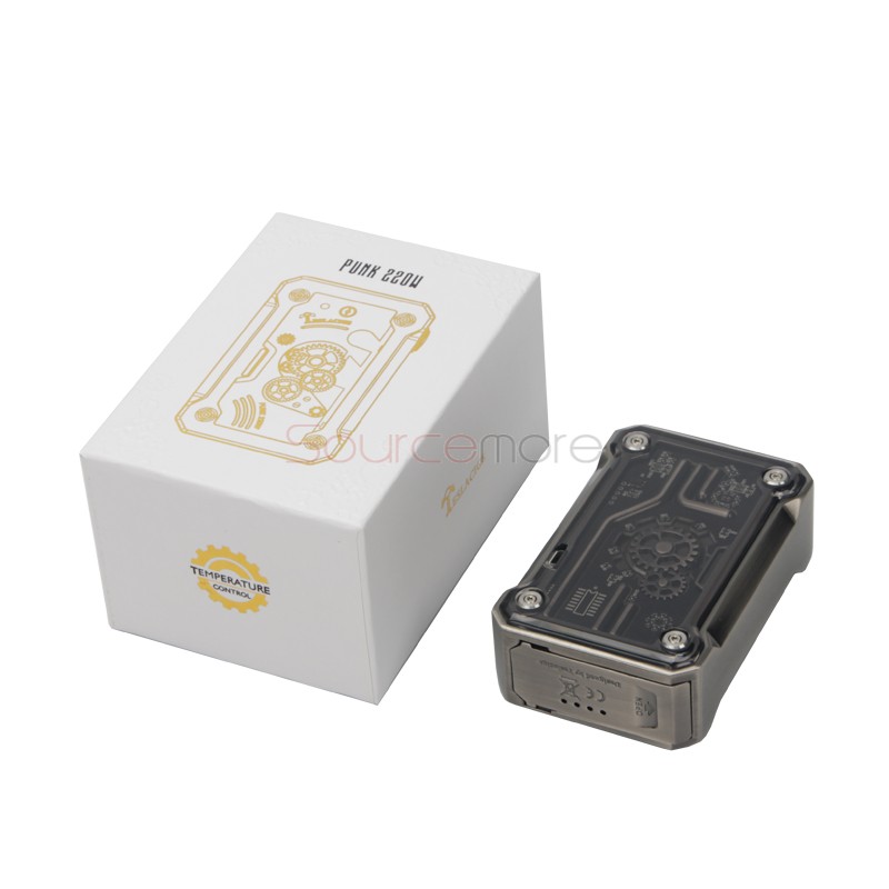 Tesla PUNK 220W Box Mod - Antique Copper