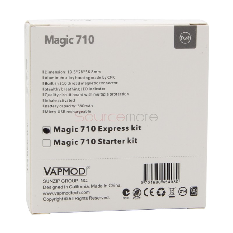 Vapmod Magic 710 Battery - Red