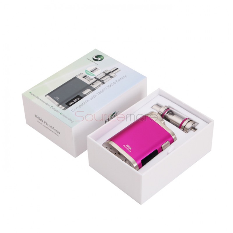 Eleaf iStick Pico Mega Kit 4.0ml Melo 3 Atomizer and TC 80W iStick Pico Mega Mod- Red