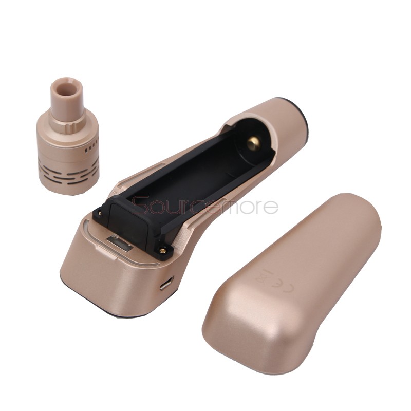 Joyetech Elitar Pipe TC/VW Kit 75W Elitar Battery with 2ml Elitar Atomizer- Golden