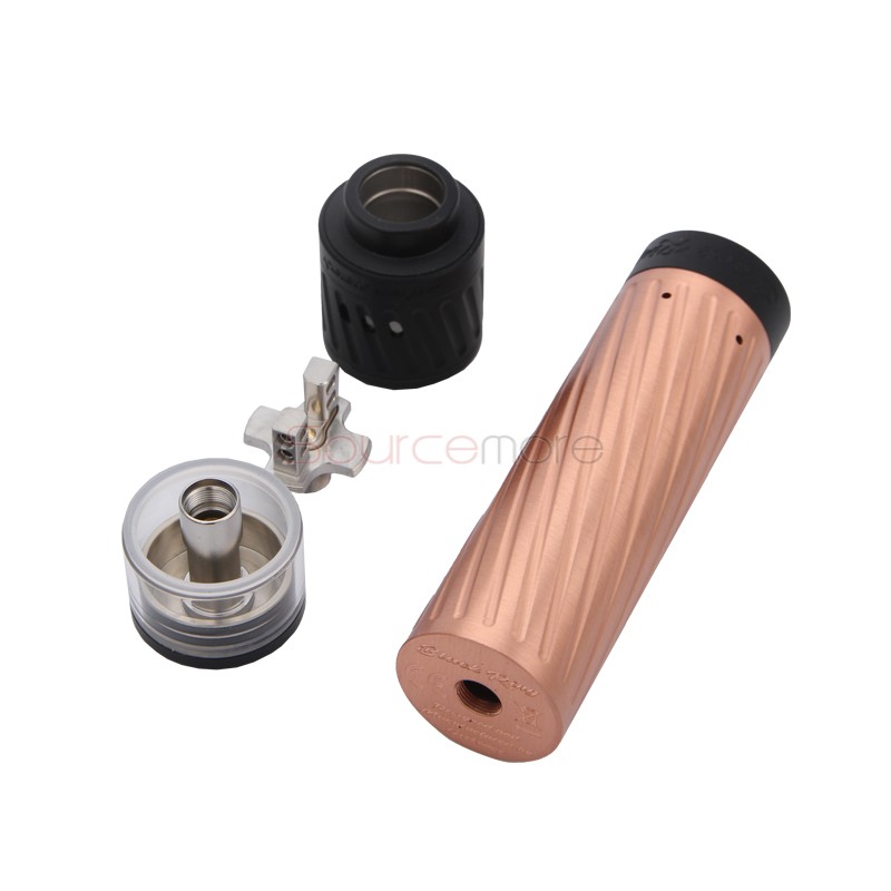 Geekvape Karma Starter Kit with Mechanical Mod Powered by Single 18650 Cell and a 2-in-1 Atomizer -Gold