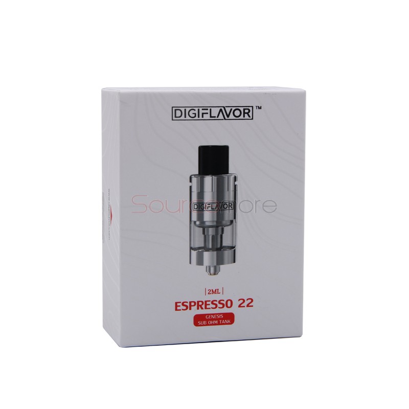 Digiflavor Espresso 22 Sub Ohm Tank - Black