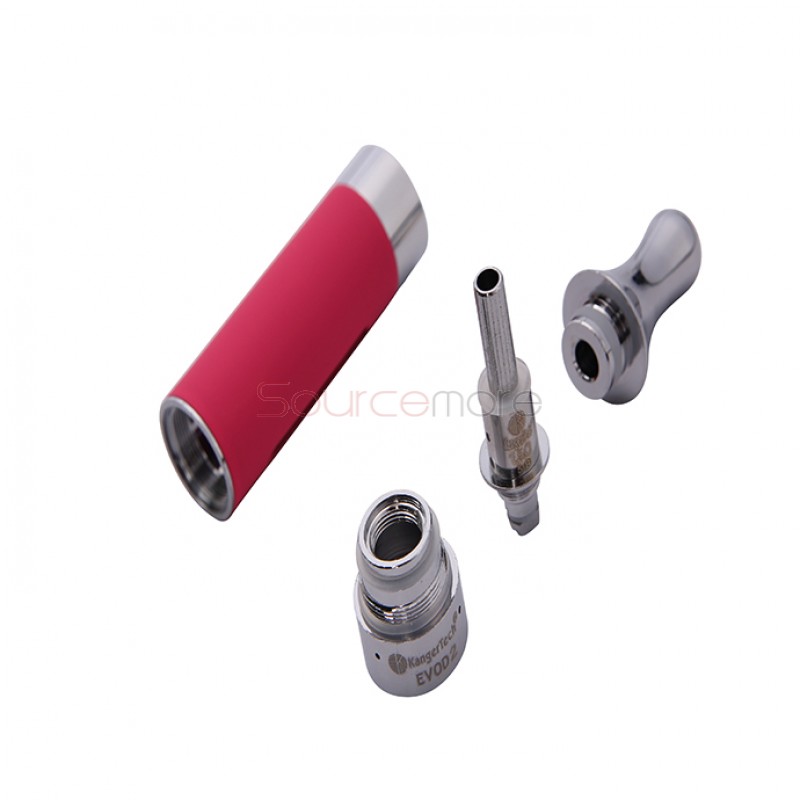 5pcs Kangertech EVOD 2 Clearomizer BDC Pyrex Glass-Pink
