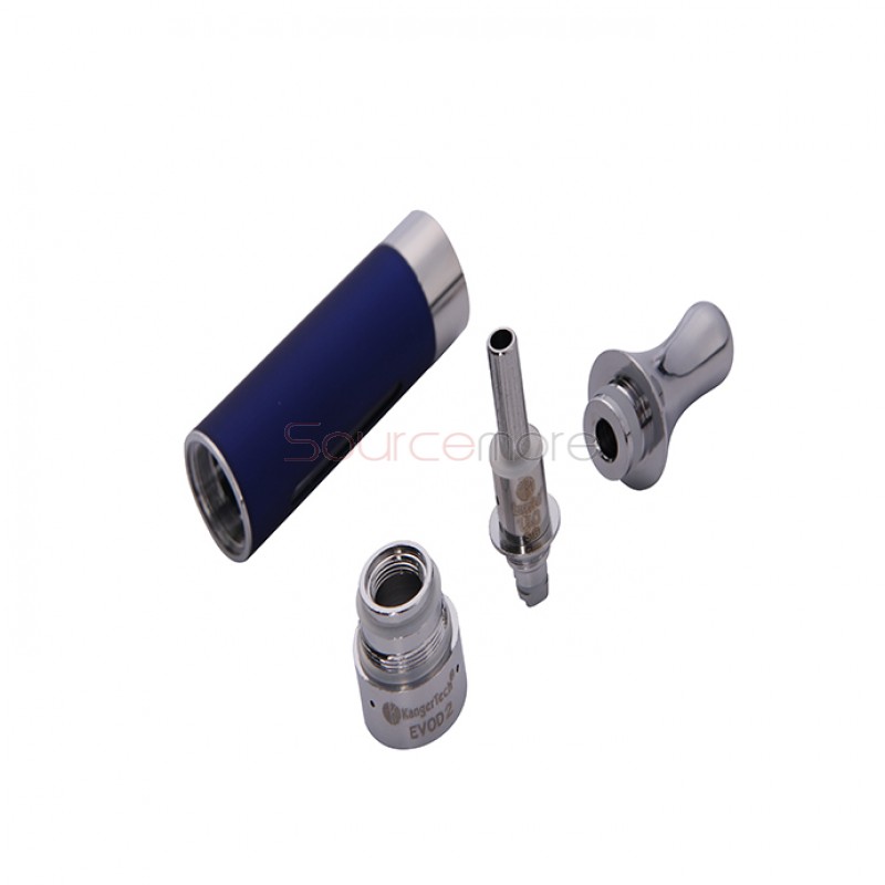 5pcs Kangertech EVOD 2 Clearomizer BDC Pyrex Glass-Blue