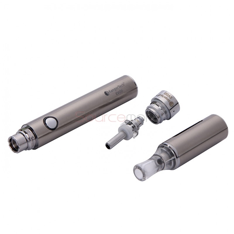 Kanger EVOD Starter Kit with 1.8ml Atomizer and 650mah Battery - Silver EU Plug