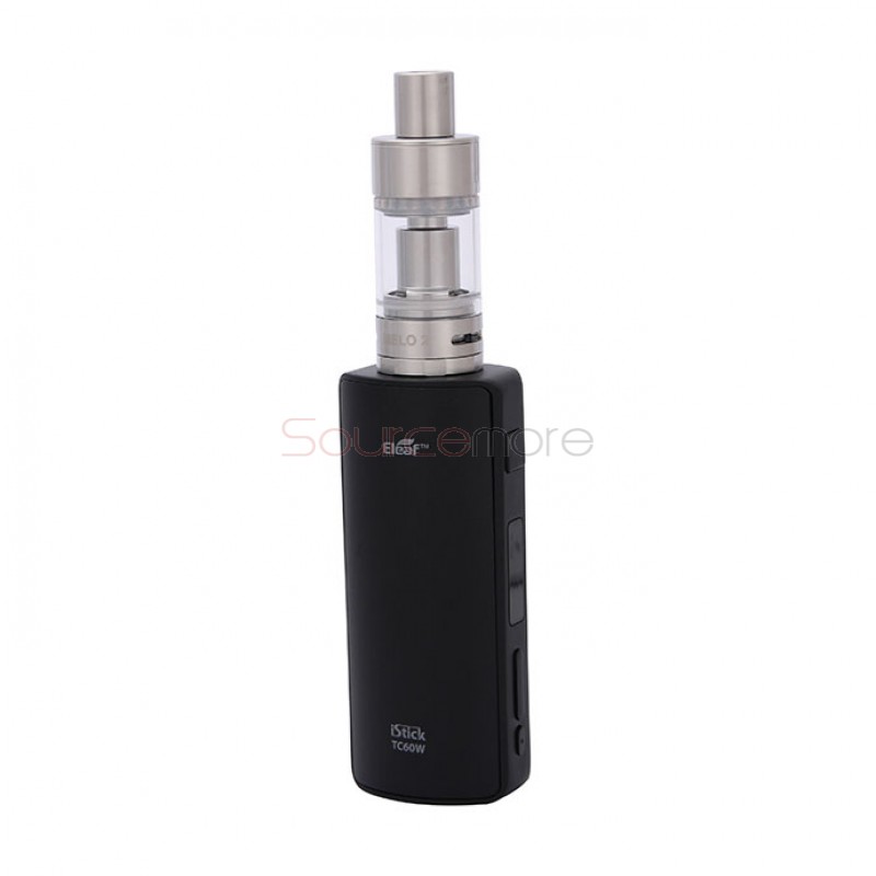 Eleaf iStick 60W Temperature Control Box Mod with OLED Screen with Melo 2 Atomizer Kits - Black Frame