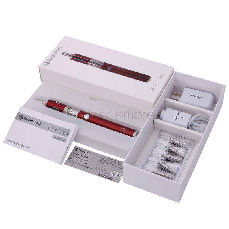 Kanger EMOW Mega Kit with EU Plug - Red 