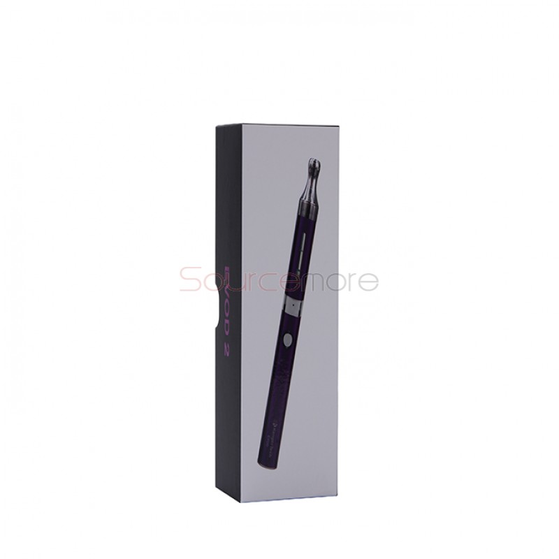 Kanger Evod 2 Starter Kit with 1.6ml Atomizer Double Pack Dual Ecigs kits-Purple US Plug  