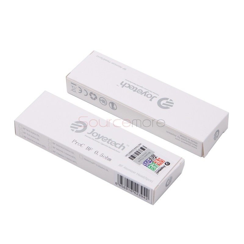 Joyetech Replacement Coil ProC-BF 0.5ohm Head for Cubis 2 Atomizer 5pcs- 0.5ohm