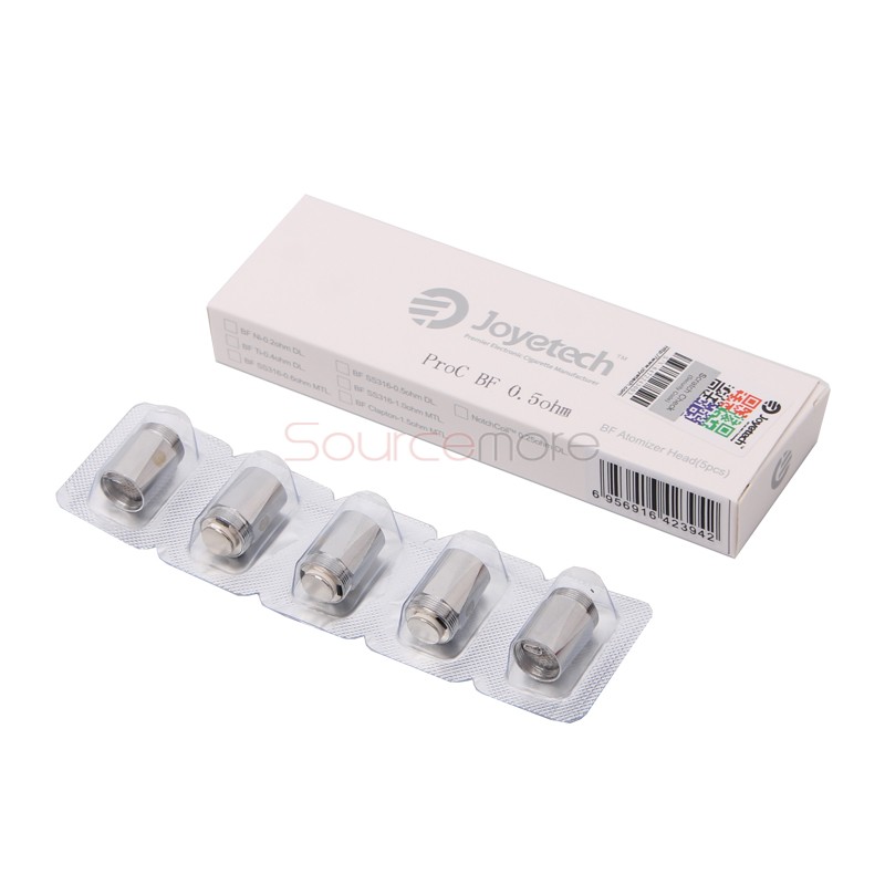 Joyetech Replacement Coil ProC-BF 1.0ohm Head for Cubis 2 Atomizer 5pcs- 1.0ohm