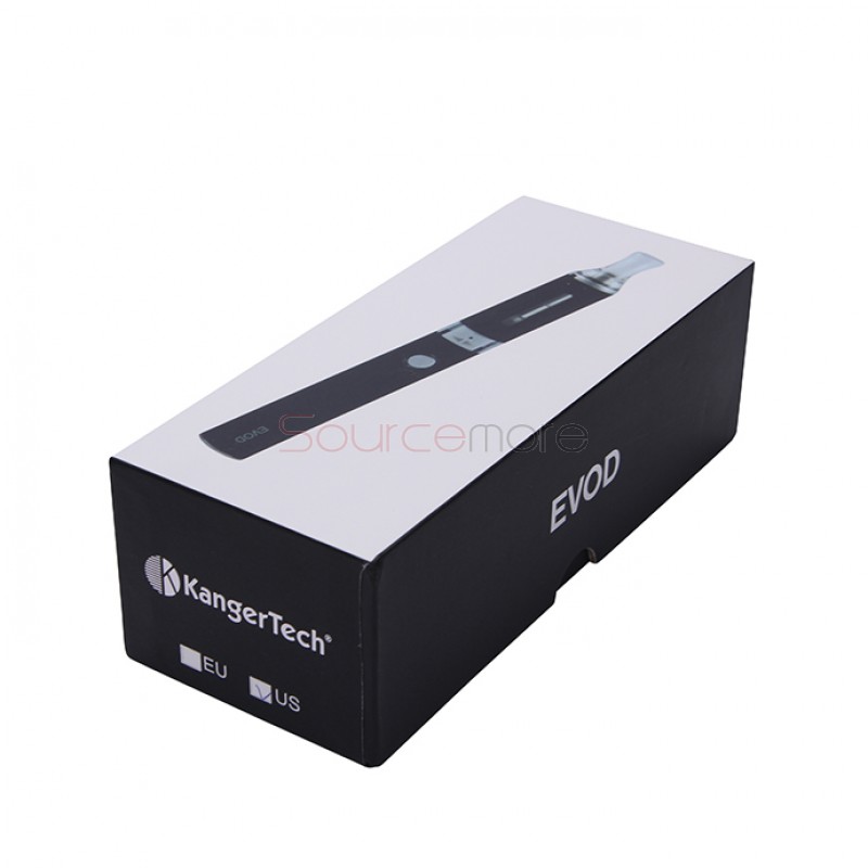 Kanger EVOD Starter Kit with 1.8ml Atomizer and 650mah Battery - Black US Plug