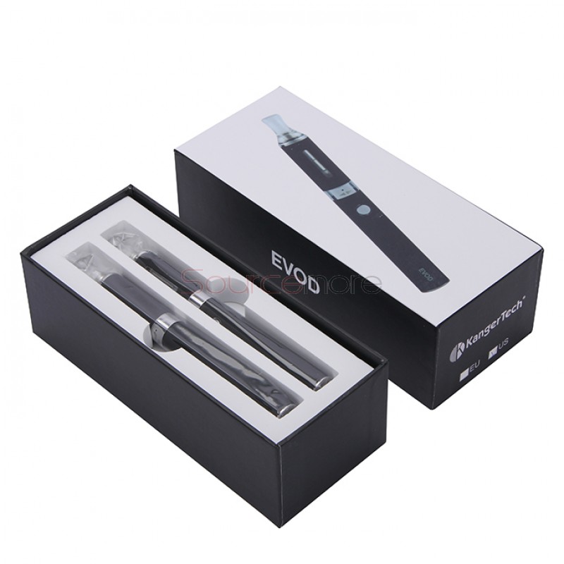 Kanger EVOD Starter Kit with 1.8ml Atomizer and 650mah Battery - Black US Plug