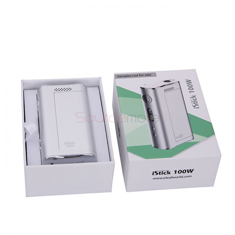 Eleaf iStick 100W Box Mod Variable Voltage/Variable  Wattage Battery Full Kit-Silver