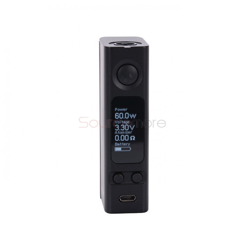 Upgraded Joyetech eVic-VTC Mini 75W VW/VT Box Mod with Temperature Control Function-Black